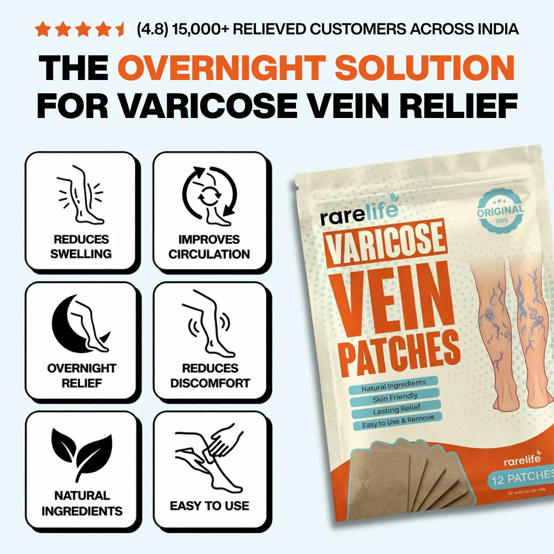 The Original Varicose Vein Relief Patches by RareLife