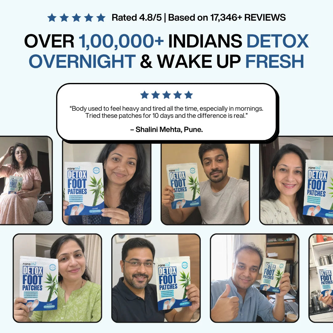 The Original Detox Foot Patches by Rarelife