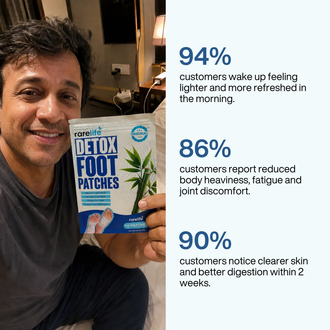 The Original Detox Foot Patches by Rarelife